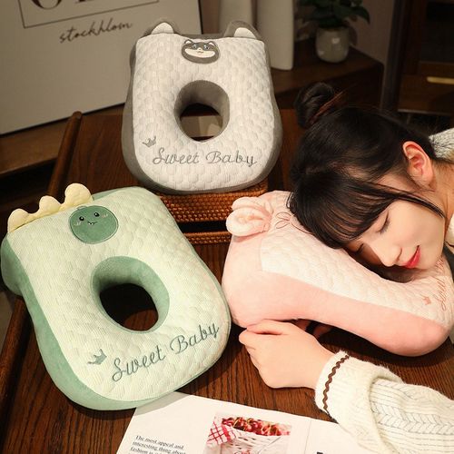 小学生午睡枕趴睡枕办公室女生睡觉趴桌子午休小枕头夏季冰丝抱枕