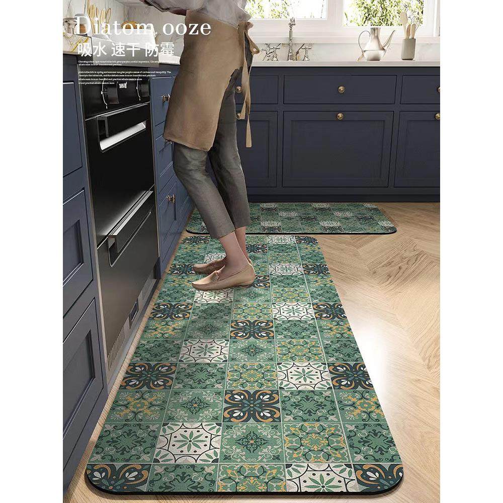 厨房专用硅藻泥地垫防水防油防滑可擦免洗脚垫吸水吸油地毯好打理,居家布艺,家用脚垫,淘宝优惠券,粉丝福利购,淘宝优惠卷