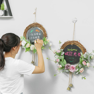 花环创意环创摆件幼儿园森系户外装 饰园区微景观别墅庭院花园布置