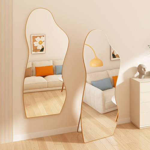 穿衣镜2024新款全身镜落地镜家用高级感试衣镜网红女生卧室壁挂镜