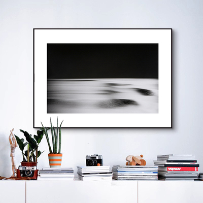 杉本博司黑白装饰画海景艺术摄影Hiroshi Sugimoto照片墙背景挂画