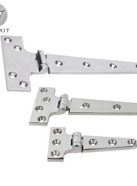 316不锈钢152*75*4.5T形合页100*54*4.8/200铸造橱柜玻璃门铰链