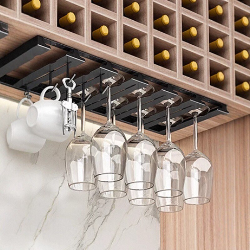 红酒杯架倒挂红酒j杯架高级感轻奢红酒杯架免打孔2024新款高端悬