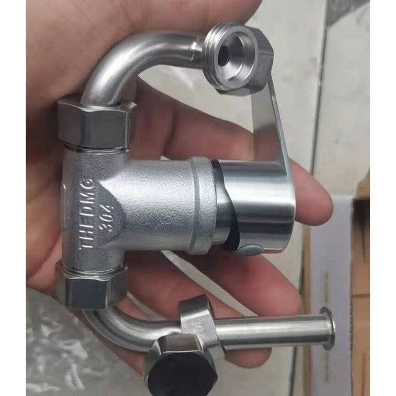 家装严选德国加厚304不锈钢电热水器混水阀冷热混合U型水龙头明