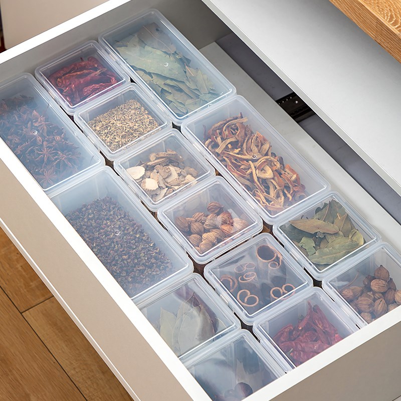 香料收纳盒花椒大料储存罐桂皮干辣椒八角干料干货陈皮厨房香料罐