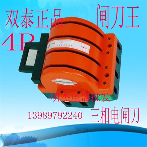 双泰牌闸刀STSHK11-4P/100A 双电源切换开关双投四极三相四线闸刀