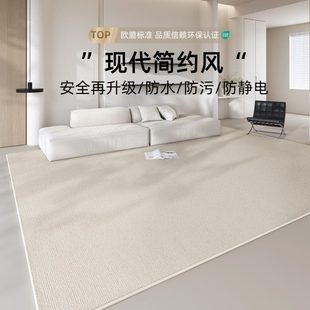 卧室免打理家用房间床边地垫大面积全铺 地毯客厅现代简约2024新款