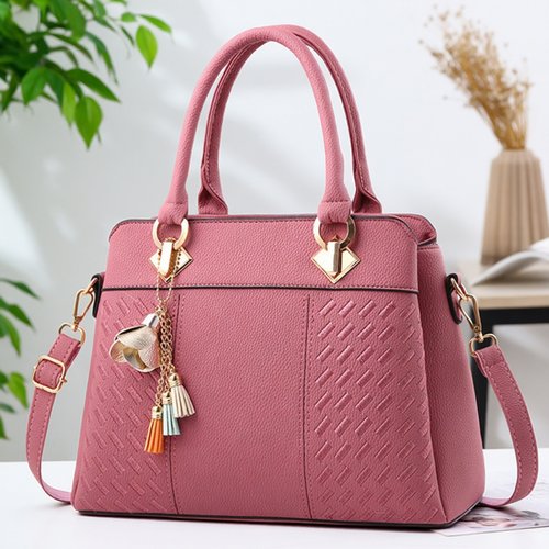 时尚百搭流苏手提斜挎女包