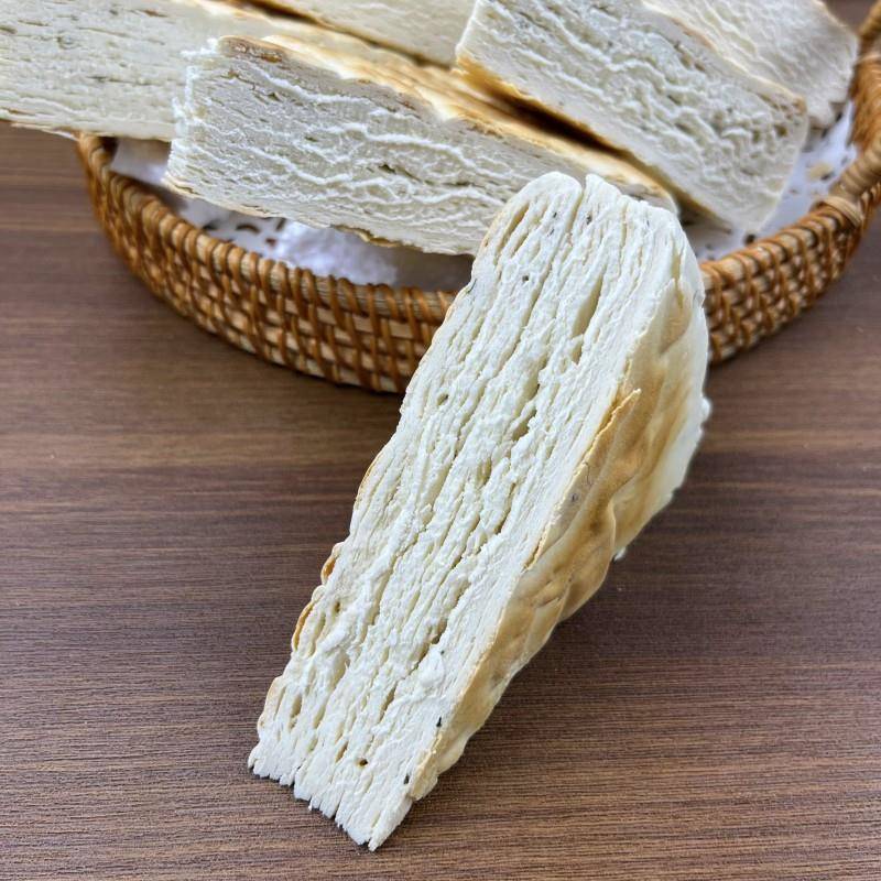 陕西大锅盔饼老面手工椒叶大饼乾县锅盔老式即食西安特产锅盔馍