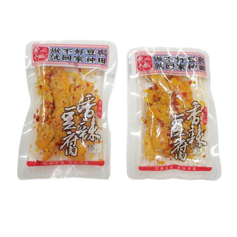 无冬城香辣蒜蓉油豆腐香辣味散装独立小包装麻辣零食小吃休闲食品