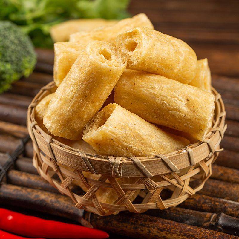 豆肠豆棍素鸡肠特产豆制品豆皮人造肉腐竹含盐麻辣烫火锅食材