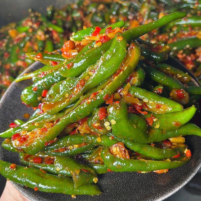 江西辣菜腌辣椒腌制长青椒下饭菜咸菜泡菜拌饭菜速食凉拌菜腌辣菜
