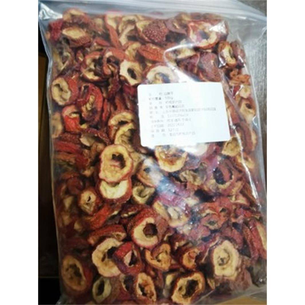 新货无核山楂干泡茶片 500g包邮新货无籽去核山渣空心圈泡水零食