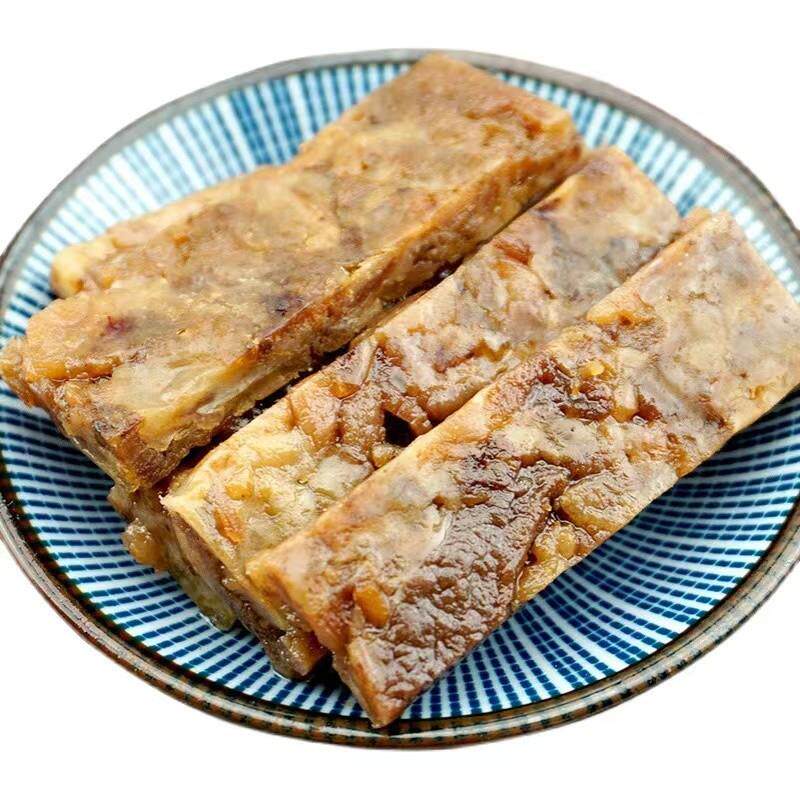 温州特产休闲零食东景猪油渣25g 三层脱脂香酥肉猪肉脯干熟食小吃