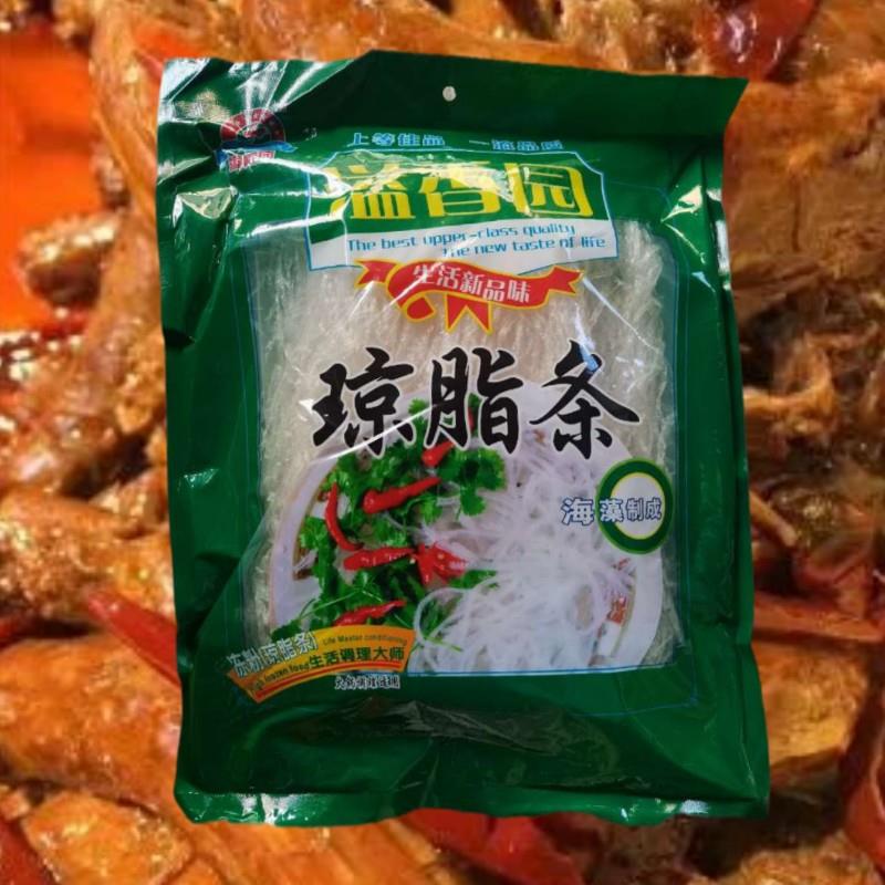 豆仁胶溢香园琼脂条增粘稠卡拉胶条状果冻杏仁豆腐凉拌菜冻粉13