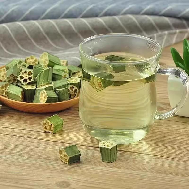 秋葵干泡茶500g秋葵茶黄秋葵干 干片自然晒干 干原味干 干果泡水