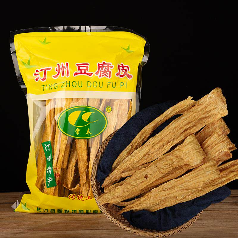 新日期福建闽西汀州豆腐皮原浆手工腐竹干货特产凉拌火锅麻辣烫42