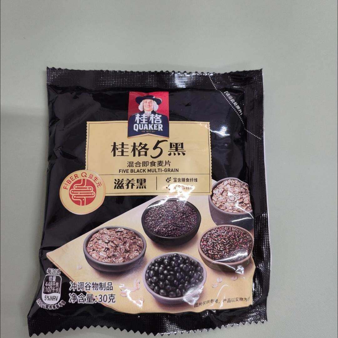桂格5系即食混合燕麦片30g*15/30+蒸糯35g*3袋独立小包早餐