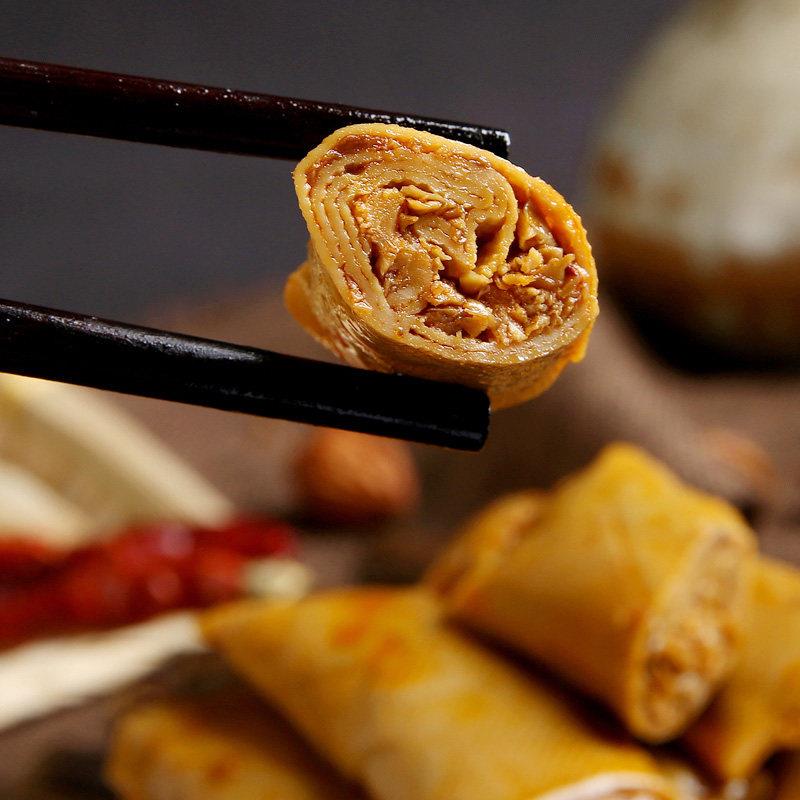 张飞豆干 干零食大礼包手撕夹心豆卷香菇豆干 干办公休闲 零食豆