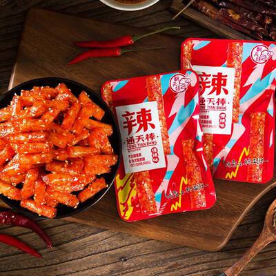 翻天娃辣条爆辣通天棒超辣爆辣魔鬼辣散装小包休闲零食湖南小吃