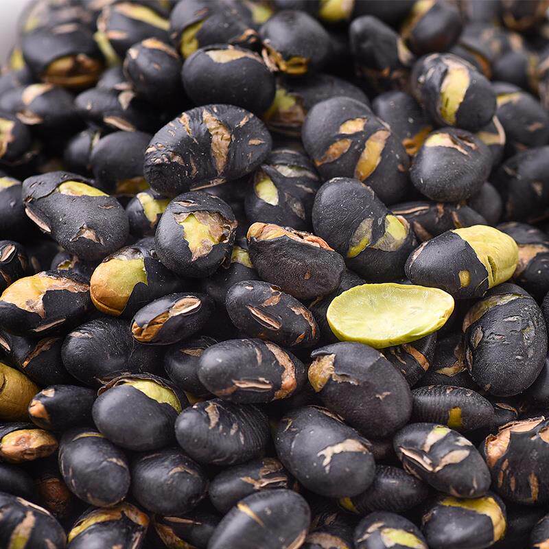 新货炒黑豆熟即食豆子干炒