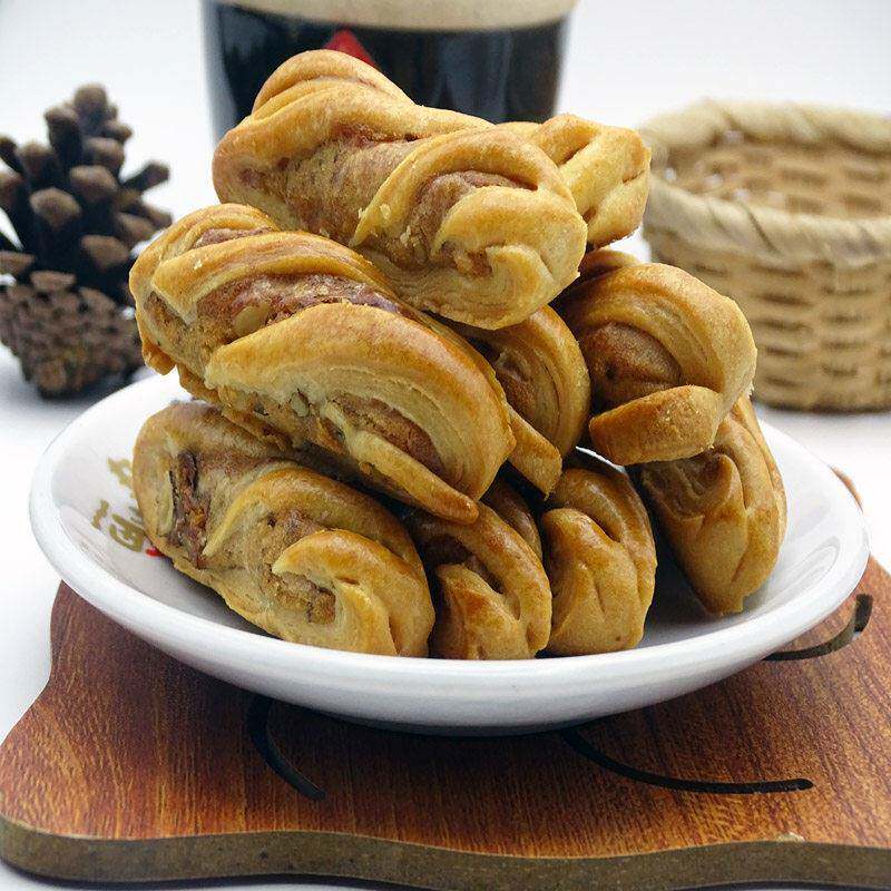 纯手工脆皮核桃酥潮汕特产脆咸香美食老式糕点休闲零食点心下午茶