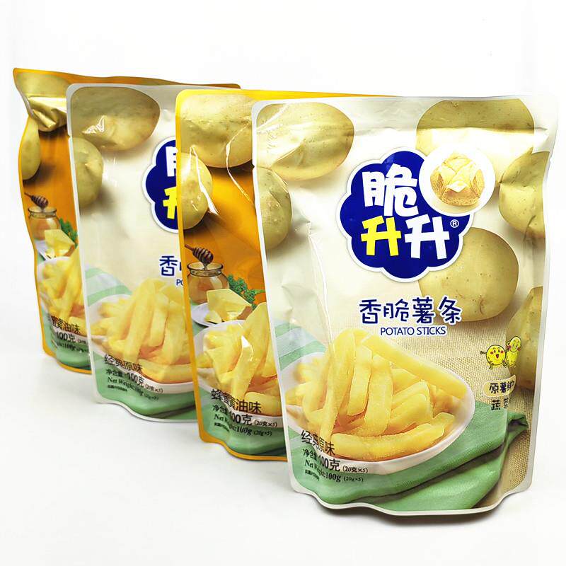 新货香脆马铃薯薯条100g大包装即食零食休闲食品原味蜂蜜黄