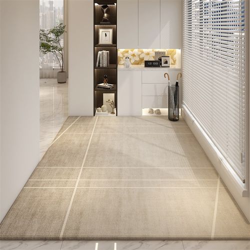 入户门地垫可裁剪玄关高级感进门耐脏防滑入门地毯简约风门口门垫