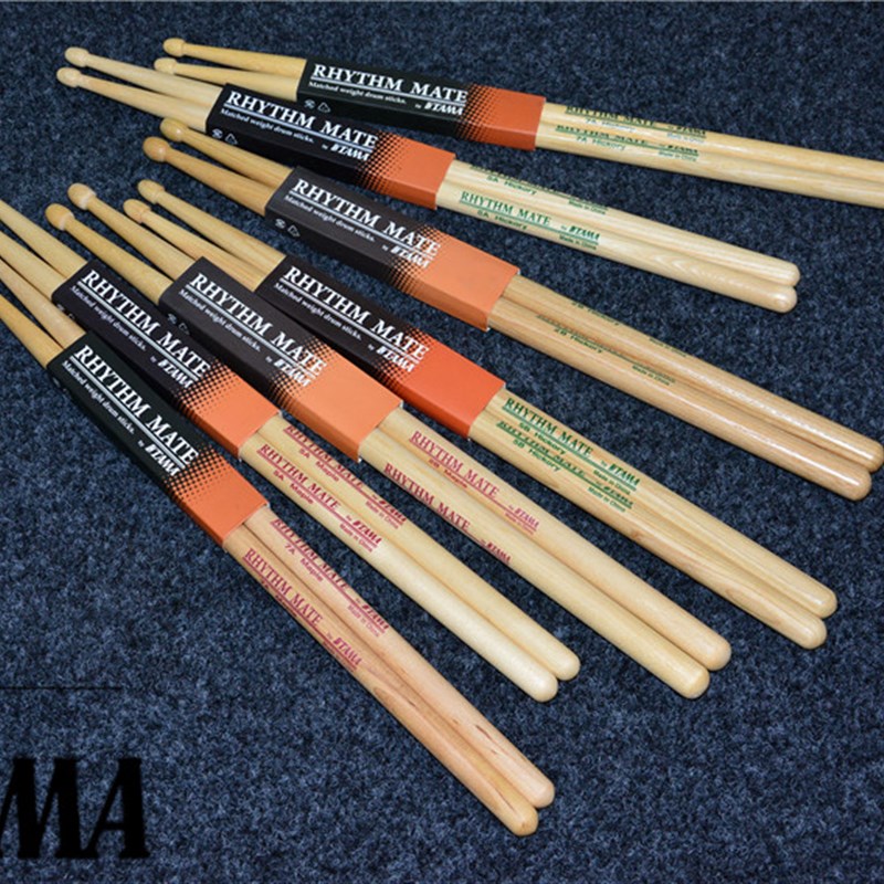 TAMA架子鼓鼓棒电子鼓爵士鼓锤小军鼓鼓槌专业实木打鼓棒2B5B5A7A