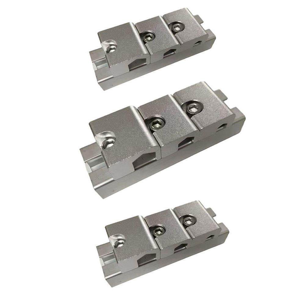 实验室铝合金气路管夹不锈钢管路支架固定管卡轻型管夹铝合金导轨