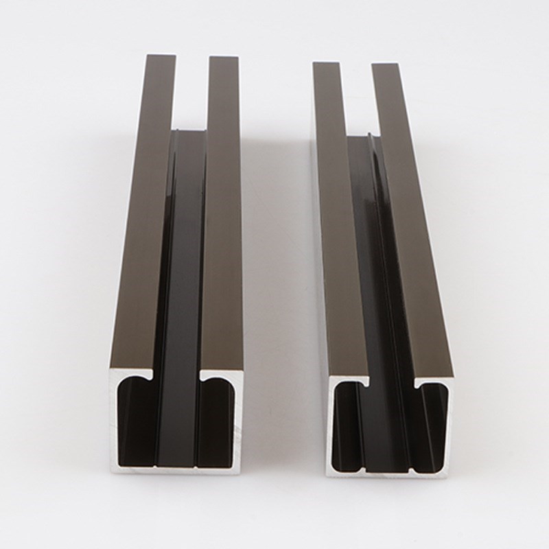 加厚太空铝移门吊轨 实木门玻璃门折叠J推拉门滑轨吊轮滑轮轨道