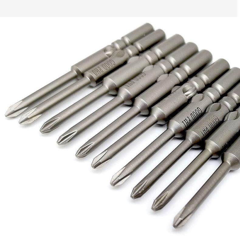 801十字电批头强磁250长60长S2钢圆柄5起子头单端十字淬火高硬PH2