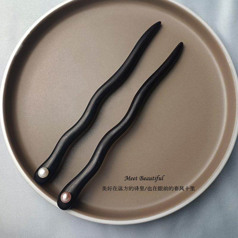 天然珍珠女性发夹，新中式发夹，高端，简约，现夹,饰品/流行首饰/时尚饰品新,发饰,淘宝优惠券,粉丝福利购,淘宝优惠卷