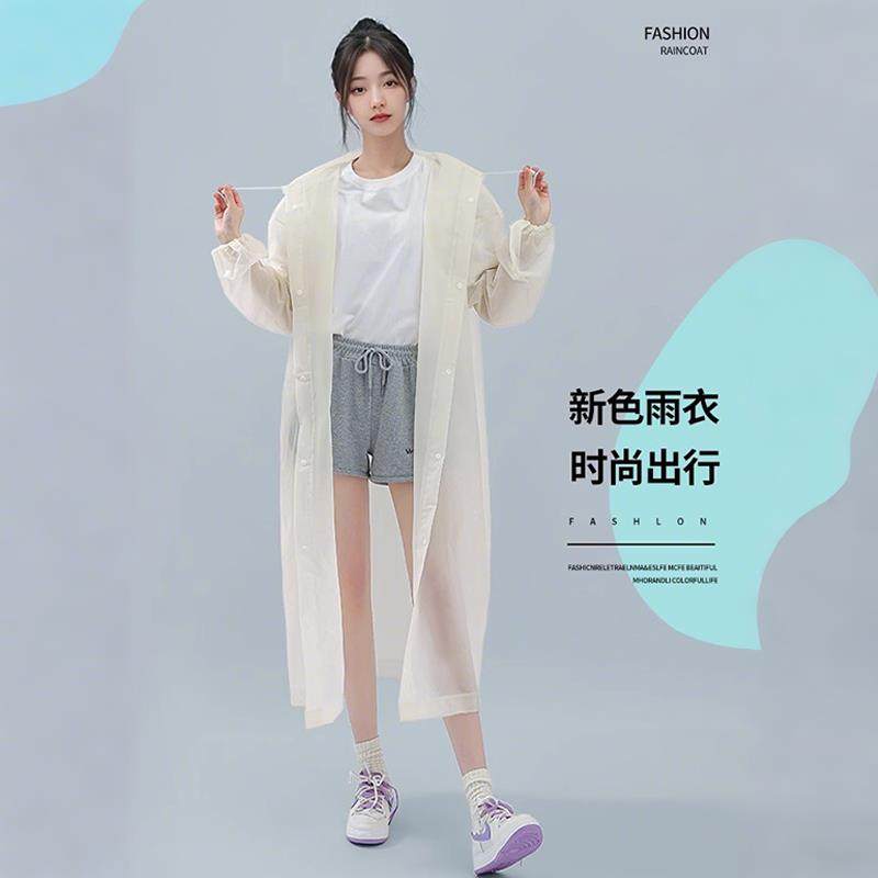 加厚非一次性雨衣可携式旅行户外雨披长版全身骑行成人男女通用防