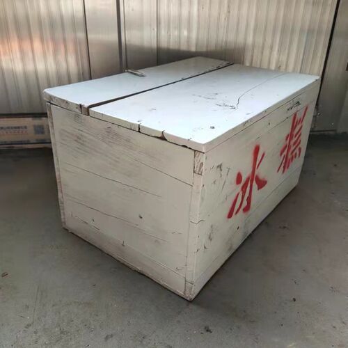 农村道具冰棍老式冰糕箱80后怀旧老物件摆件旧物件古董收藏老箱子