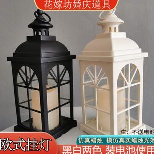 2024新款 饰摆件 婚庆道具挂灯迎宾区欧式 签到台舞台灯光路引拍照装
