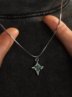 项炼男百搭配饰男生锁骨炼小众简约潮流高级感吊坠嘻哈毛衣挂饰女