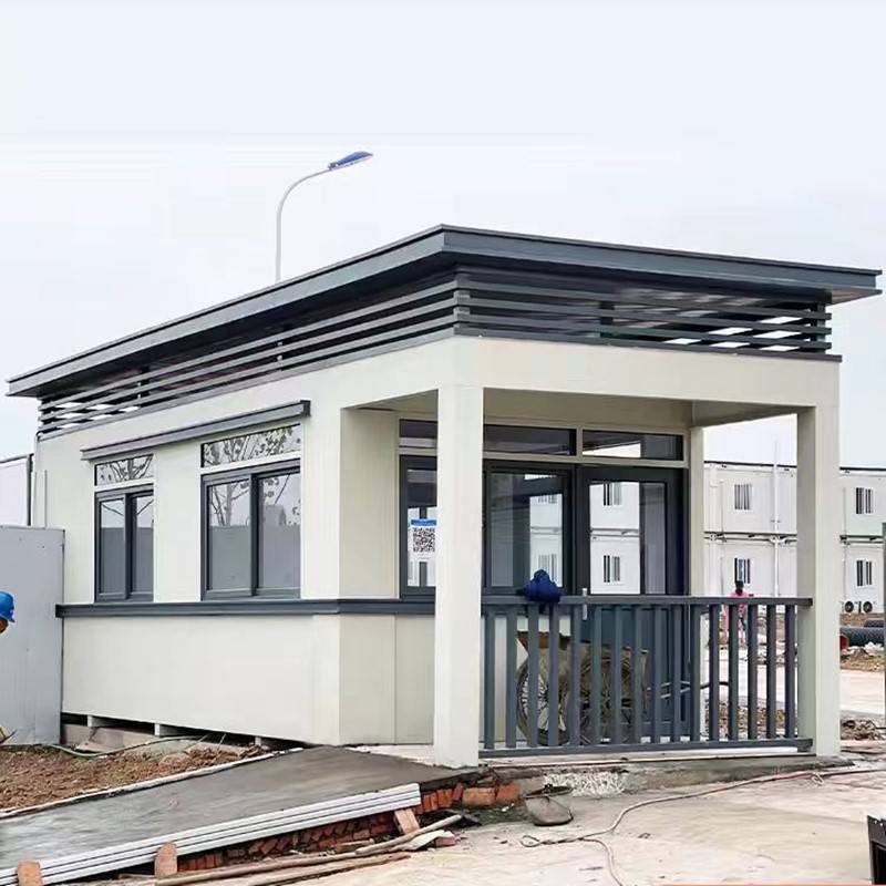 上海真石漆岗亭厂家厂房保安亭值班室学校钢结构门卫室传达室成品