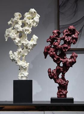 造景禅意太湖石树脂景观石摆件家居客厅庭院玄关会所艺术装饰品