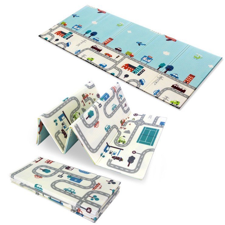 二级品婴儿童卷筒爬行垫加厚xpe折叠垫宝宝爬爬垫微瑕疵拼接地垫