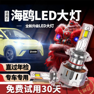 专用于比亚迪海鸥LED大灯改装 超亮激光车灯灯泡 远近光一体活力版