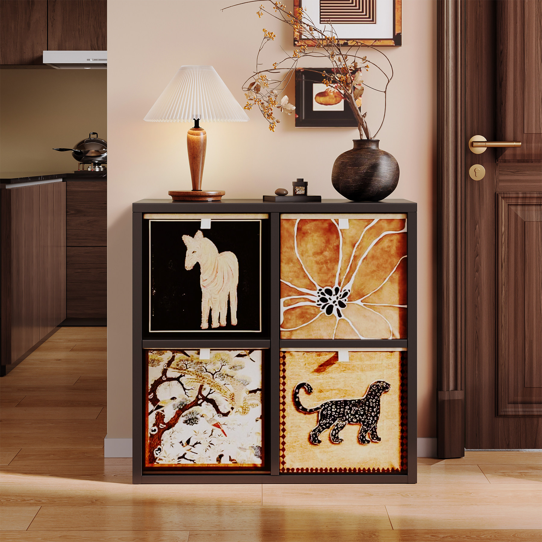 钢制柜子置物柜客厅置物架靠墙小书柜儿童玩具收纳自由组合格子柜,住宅家具,组合书柜,淘宝优惠券,粉丝福利购,淘宝优惠卷