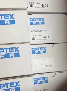 OPTEX奥泰斯激光位移传感器CD33-250N-422