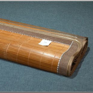 竹席直筒凉席115床席u子不折叠12米18双面磨光碳化正反两 夏季