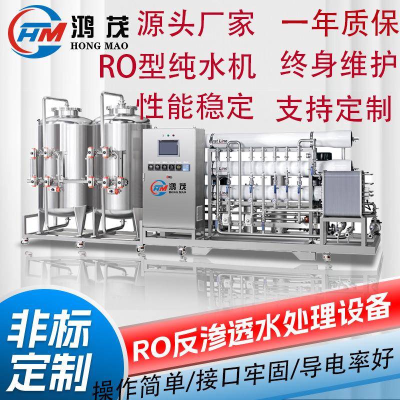 0.5T-RO反渗透单级双级EDI工业水处理工业超纯水净化反渗透水处理