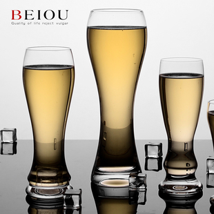 品特杯超大抖音扎啤英雄杯2支装 德国小麦啤酒杯家用大容量个性