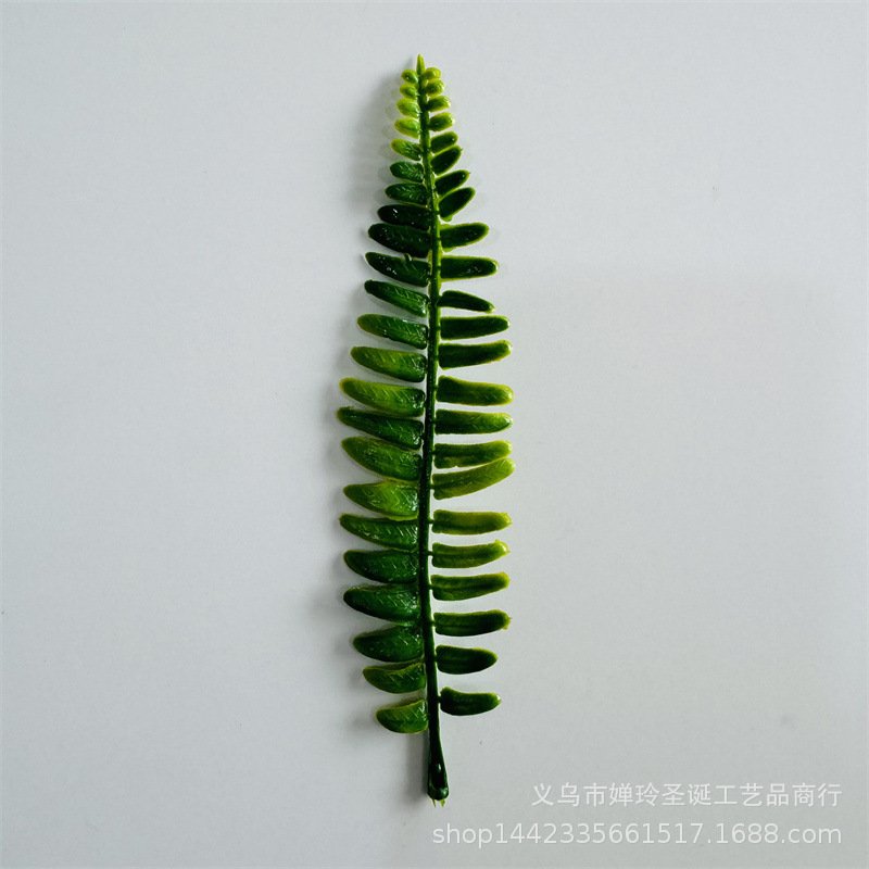 仿真植物塑料水草配件17CM单片波斯叶仿真花水草把束装饰小草
