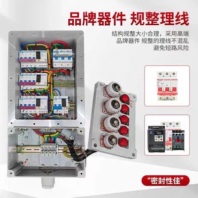 防爆配电箱照明动力检修开关w柜不锈钢碳钢控制插座接线按钮箱空