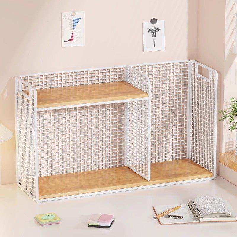 桌面书架儿童绘本收纳置物架书桌上书立架简易书本书籍书柜整理盒,收纳整理,书桌收纳置物架,淘宝优惠券,粉丝福利购,淘宝优惠卷