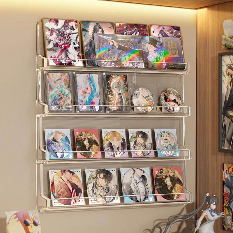 吧唧展示架挂墙上放小卡砖明信片流麻色纸二次元小痛柜谷子收纳盒,收纳整理,吧唧收纳盒/架,淘宝优惠券,粉丝福利购,淘宝优惠卷